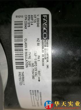 FASCO气泵72R655-V114-D304X真空泵