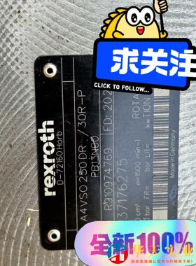 REXROTH力士乐泵 R910994306 A4VSO1