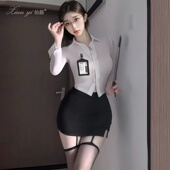 性感老师办公室OL秘书装 包臀制服 纯欲cosplay御姐麻辣女教师套装