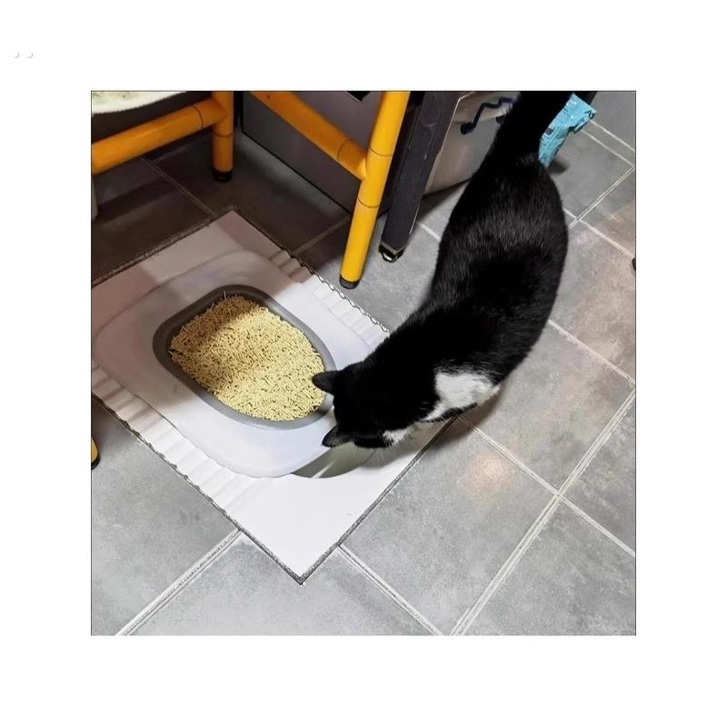 新款猫厕所训练器猫厕蹲坑训练器可拆卸循环使用智能马桶节省猫砂