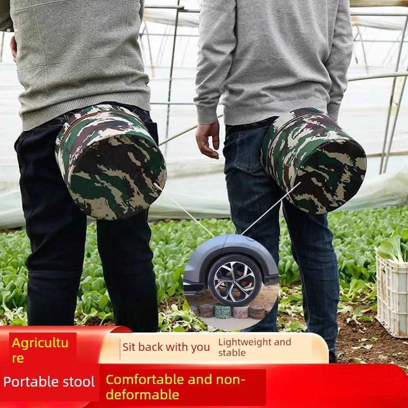农用懒人凳子干活大棚移动随身泡沫板凳摘采茶辣椒挖蒜屁股墩专用