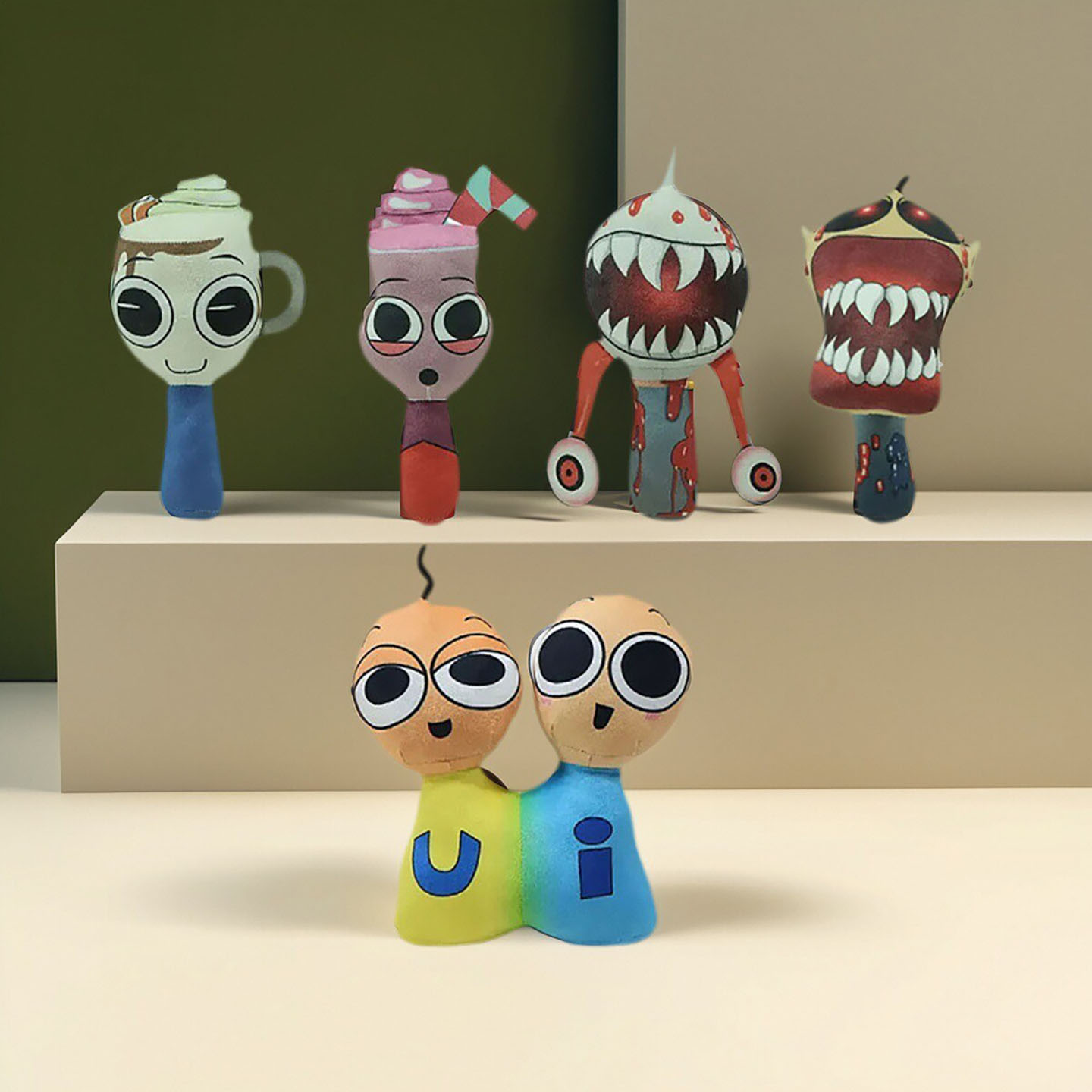 玩具节奏盒子公仔冰淇淋玩偶毛绒