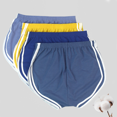 高质量棉质男士内裤男平角短裤阿罗裤宽松大码裤衩透气柔软老人裤