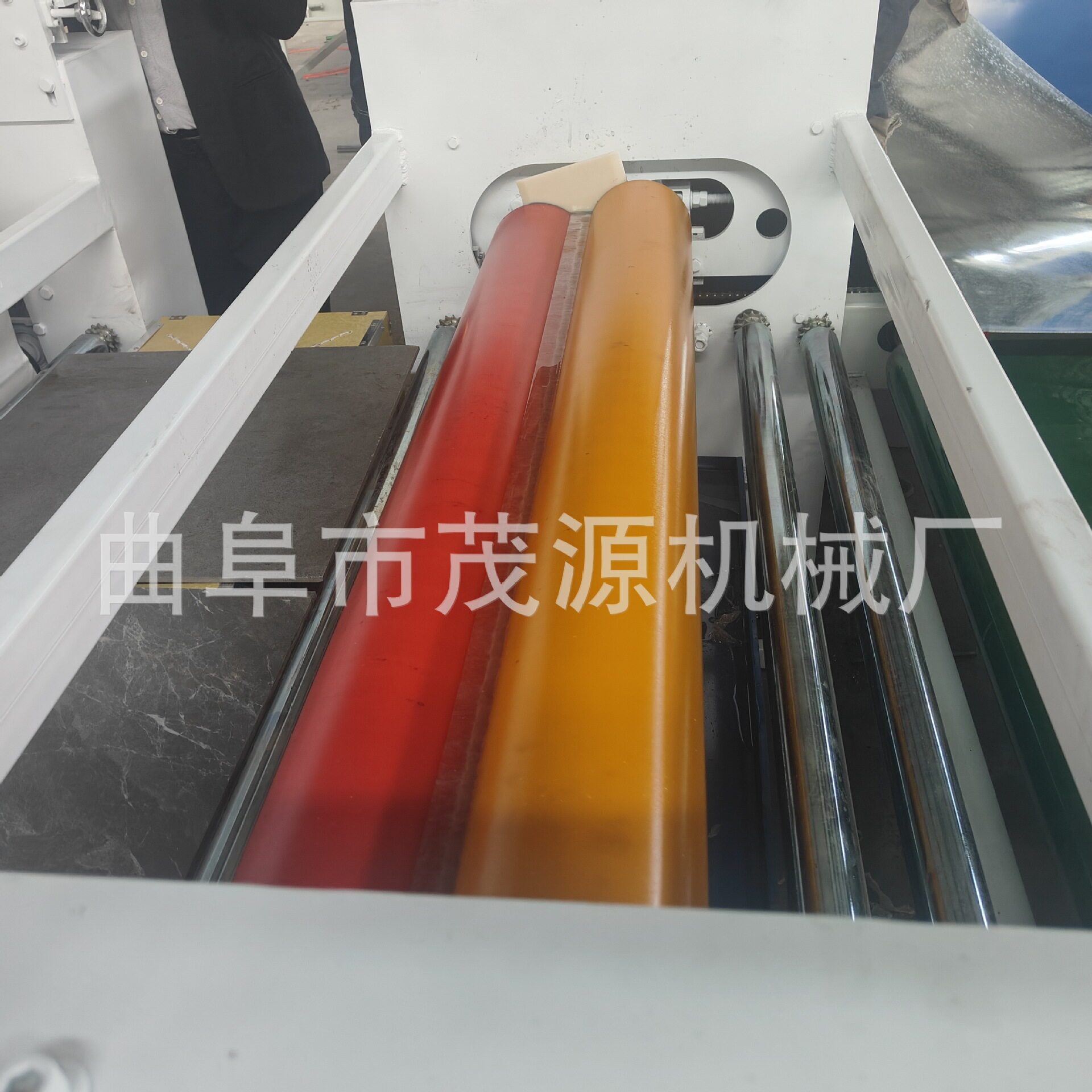 冷胶镀锌钢板覆PVC膜贴膜机 铝板覆膜机 钢卷铝卷自动放卷收卷机