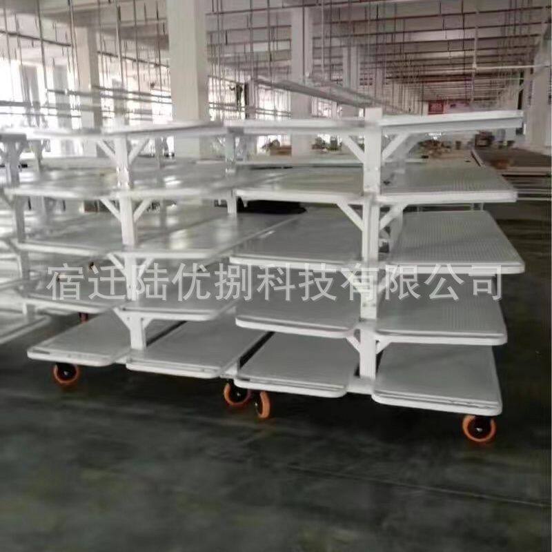 服装加工双面移动放布架