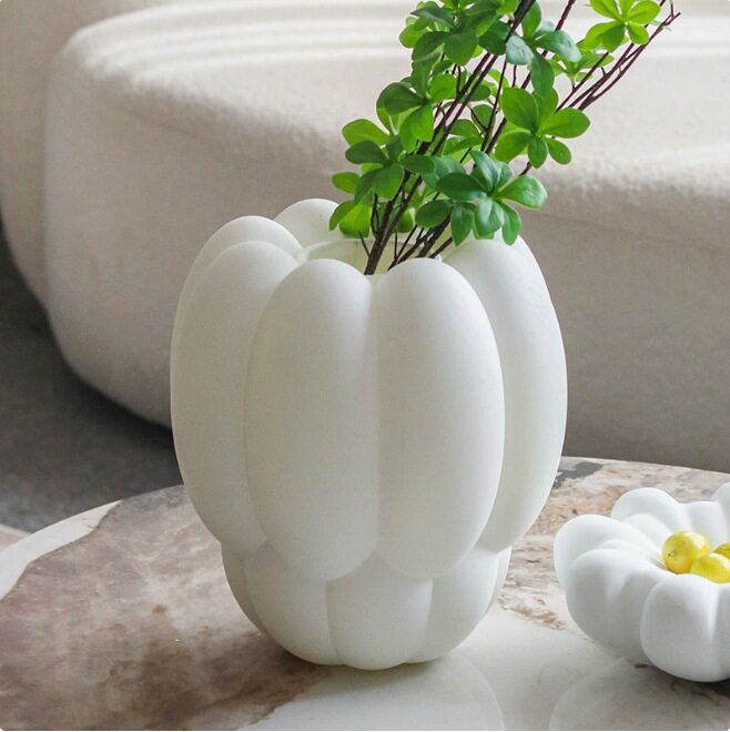 简约创意花瓣艺术干花花器家居装饰品售楼处民宿客厅花瓶摆件