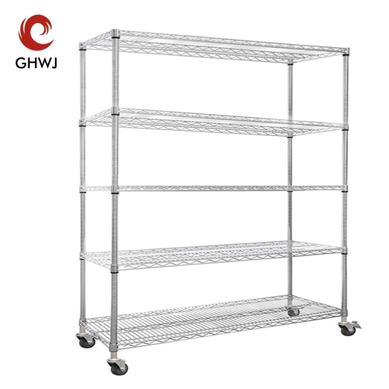 五层电商快递仓库分拣车移动带轮货架置物架物流台车拣货车周转车