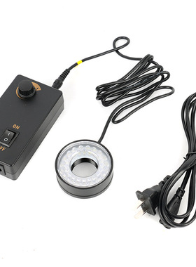 180倍镜头 安装螺纹28mm 42mm 铝合金 40 LED 可调环型 白色光源