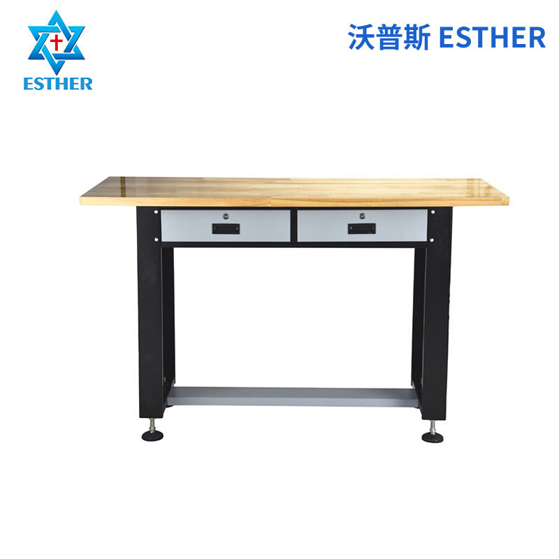 加厚重型实木工作台 多功带锁带挂板钳工工作台汽修五金工作站