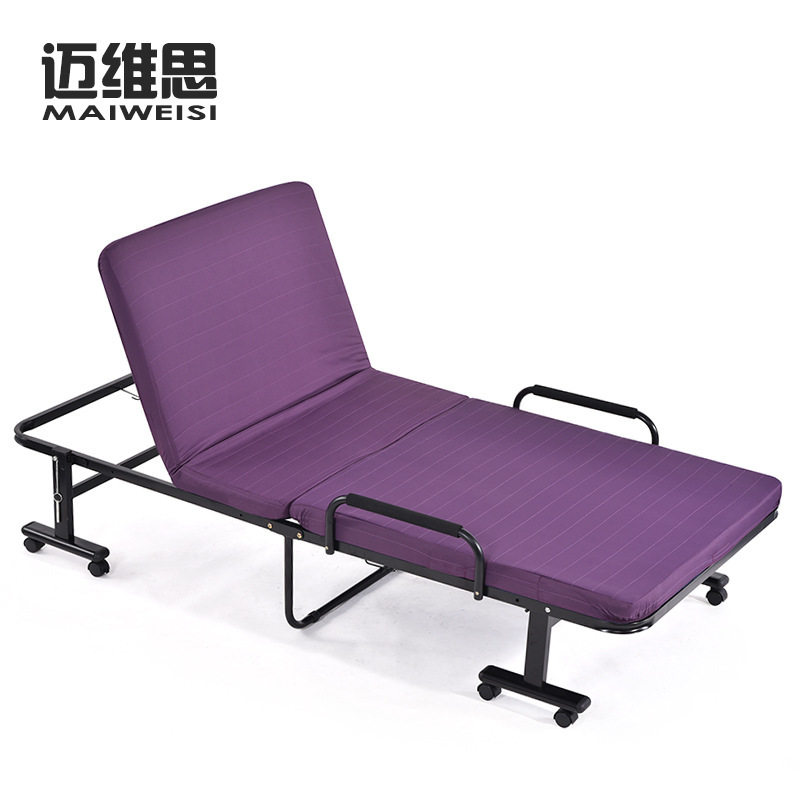 办公室单人午休折叠床两折拉拉床医院护理床活动午憩床椅
