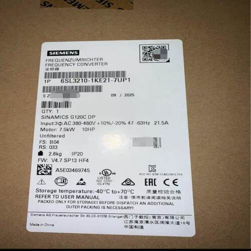 议价正品6SL3210-1KE21-7UP1西可维修