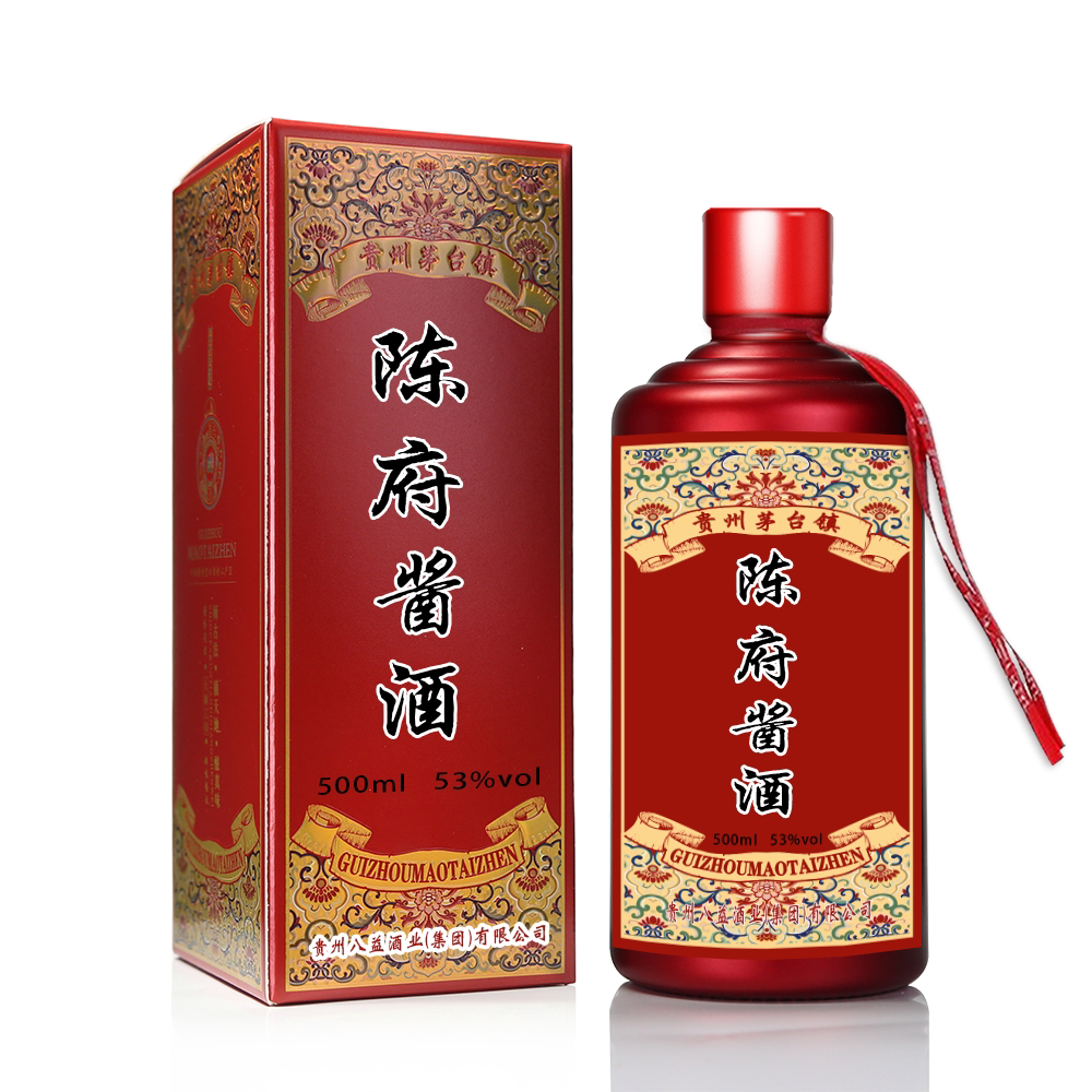 贵州陈氏家宴坤沙白酒酱香型53度纯粮食酒高度高粱酒陈府珍藏定制