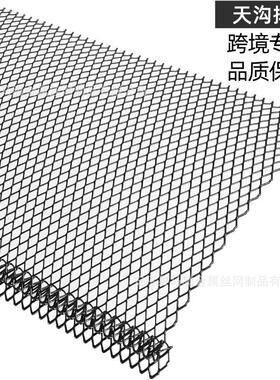跨境天沟水网落水槽防护网K形檐叶黑色折弯卡槽BVI式屋排挡树过滤