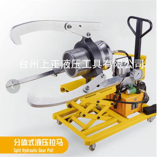 FYL-100T液压拉马 分体电动液压拉马220V/380V电磁阀超高压电动泵