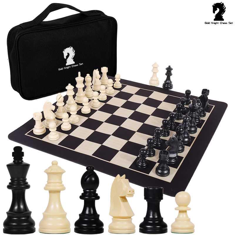 好品质便携式好收纳超重日耳曼骑士国际象棋包邮 chess set