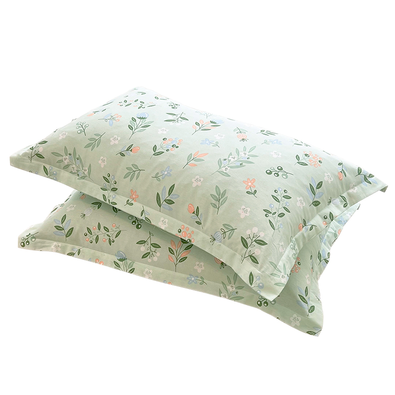 极速枕头套一对装全棉家用48x74cm枕芯J内胆套两只2023新款夏季