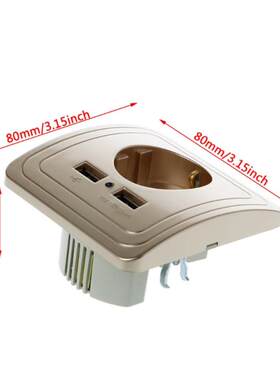 极速5V 2A Dual USB Wall Charger Adapter EU PlPug Wall Socket