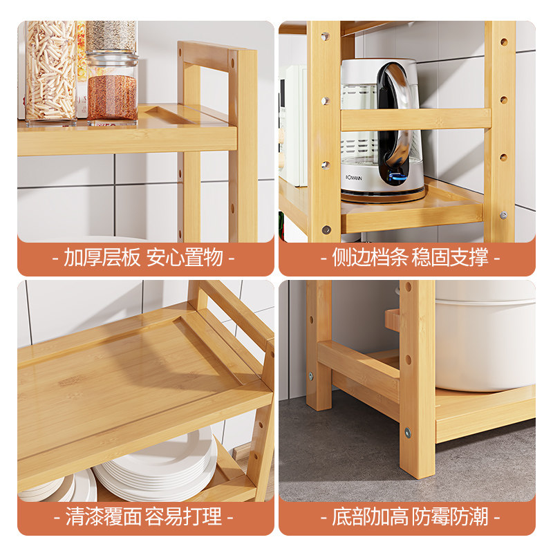 新品农村餐边柜子储物柜厨房w茶水酒柜客厅靠墙现代简约灶台柜橱 - 实物图