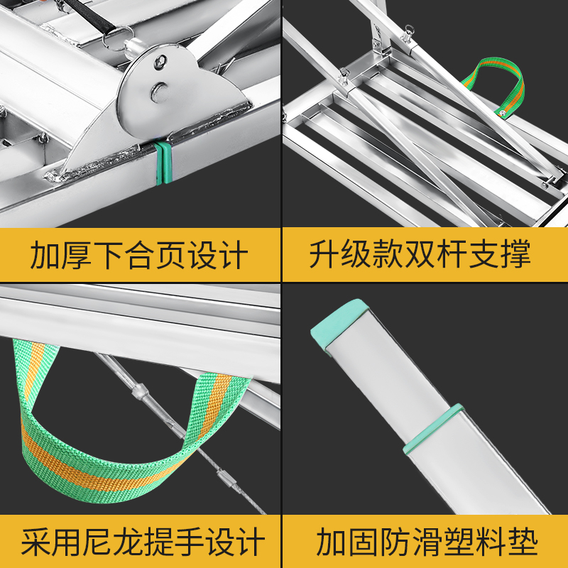 极速马凳折叠升降加厚特厚刮腻子工地装M修马镫脚手架平台凳子