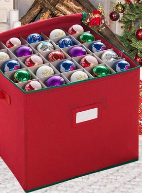 极速圣诞节储物盒隔层容器可调式7K5摆件装饰品配件收纳袋