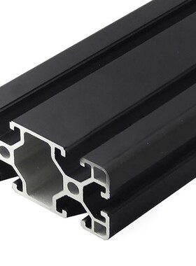 极速4080H 黑色欧标工业铝型材铝合金4080黑色铝型材框Z架流水线