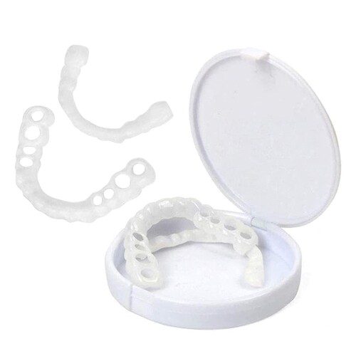 极速s de ddientes falsas, sonrisa de seguridad instantnea,