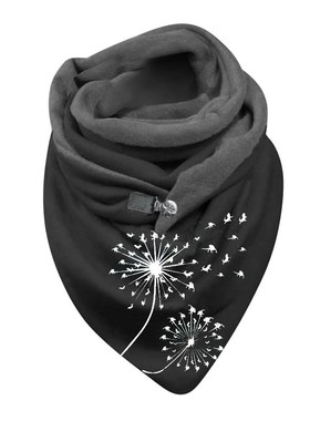 极速Fashion Wojmen Cute Cat Print Scarf Hijabs Women Printin