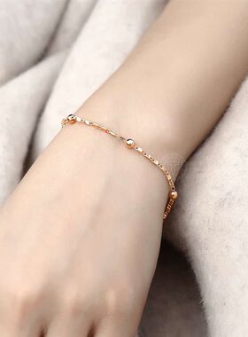极速Thin 585 Rosel Gold Jewelry Set for Women Marina Bead Li