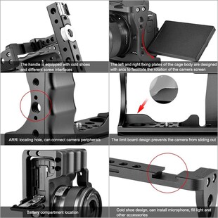 极速PULUZ Camera Cage for Canon EOS M50 DSLRO Camera Stabili