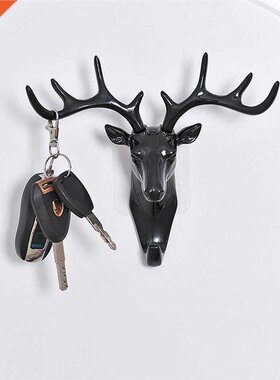 极速Wall Hanging Hook Vintage Deer Head KAntlers for Hanging