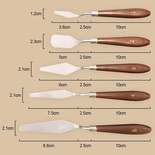 极速油画刮刀套装调色刀丙烯水粉油画棒绘画O美术生用品肌理画工