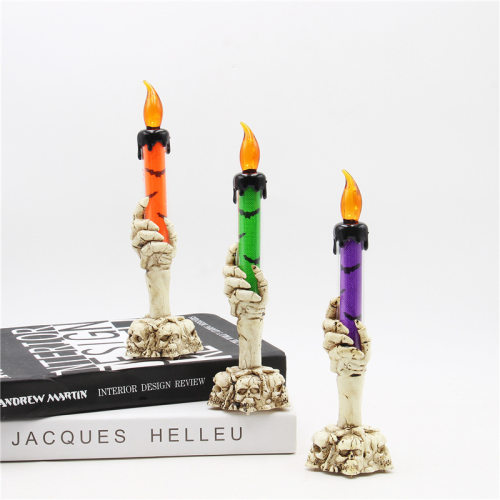 极速Halloween decoratiosn props simulate flame candle lamp d