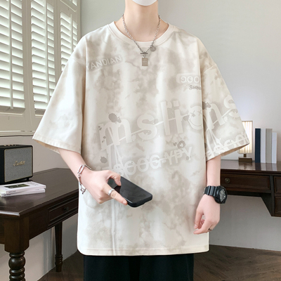 加肥加大短袖t恤男士宽松胖子大码男装潮牌2025新款衣服体恤夏季