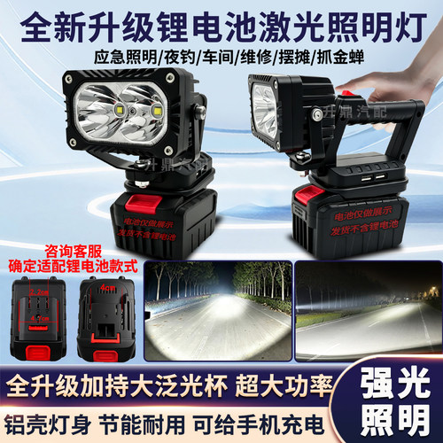 新研发超亮强光锂电池照明灯