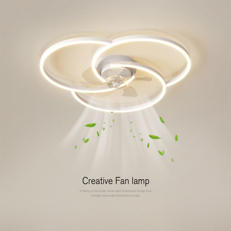 卧室风扇灯新款现代简约风扇