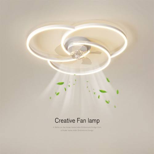 卧室风扇灯新款现代简约风扇