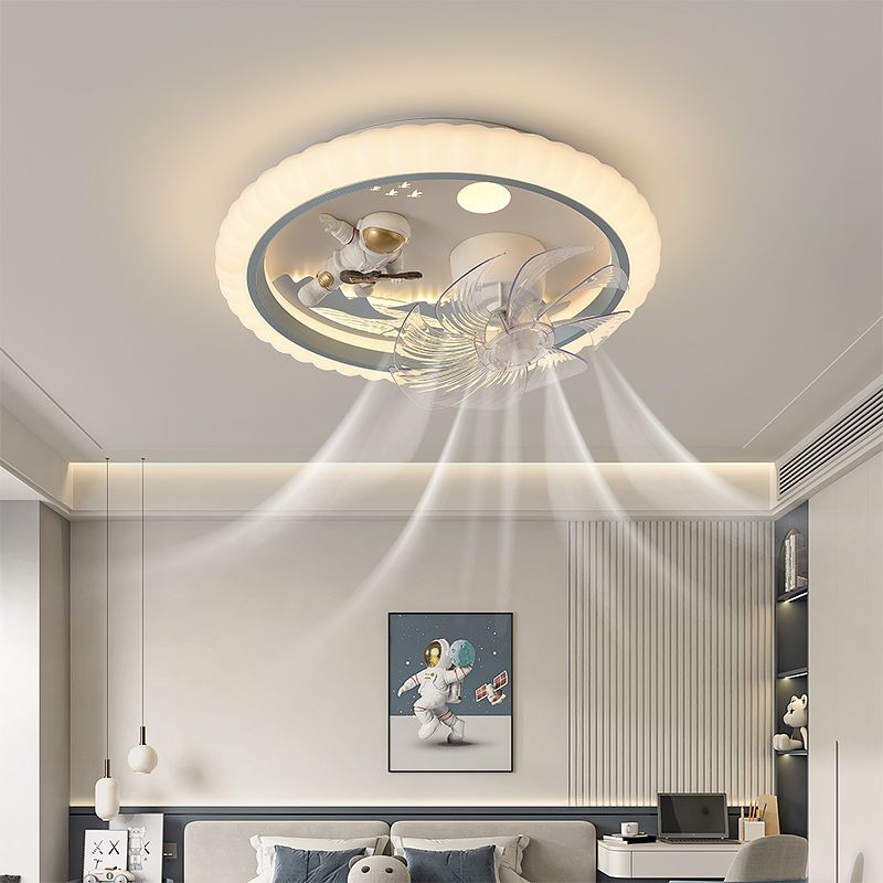 2025新儿童房灯卡通男女孩风扇灯