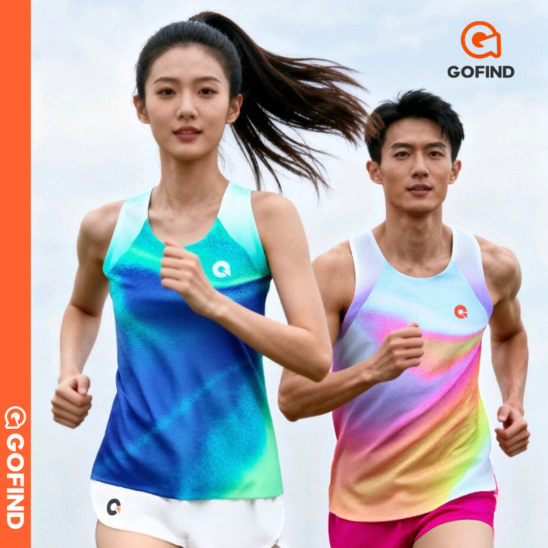 果凡马拉松跑步背心炫彩薄款透气速干男女户外无袖T恤上衣体测考,运动服/休闲服装,跑步背心,淘宝优惠券,粉丝福利购,淘宝优惠卷
