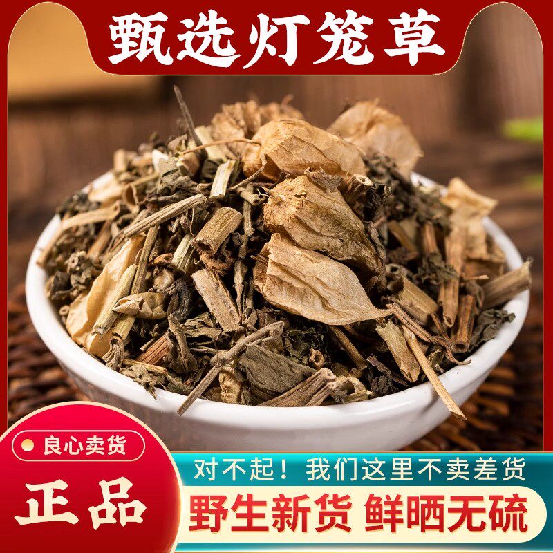 灯笼草中药材500克g野生金灯笼草断血流鬼灯笼苦锦灯笼姑娘果草药