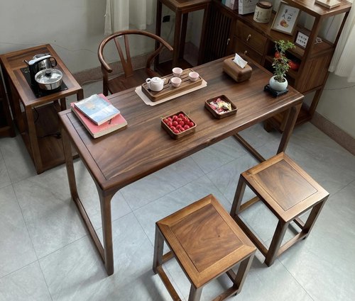 南美胡桃木茶桌新中式泡茶台