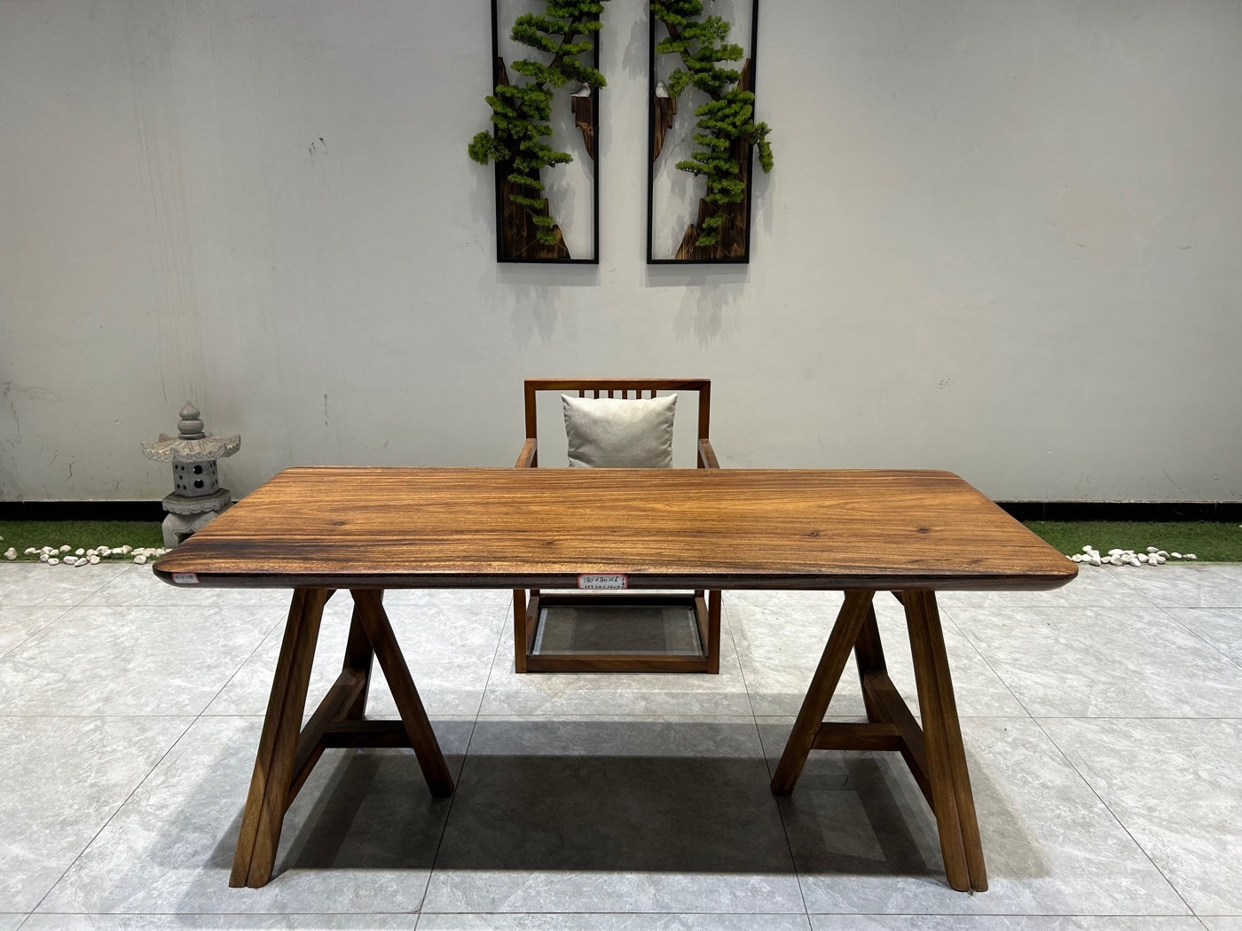 奥坎实木大板胡桃木茶桌