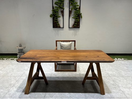 奥坎实木大板胡桃木茶桌