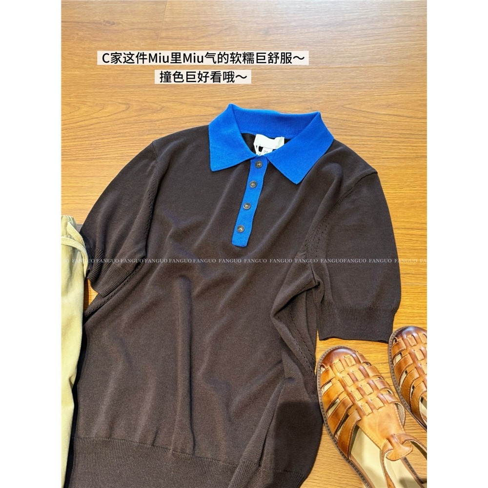 co*含咩~复古腔调Polo衫