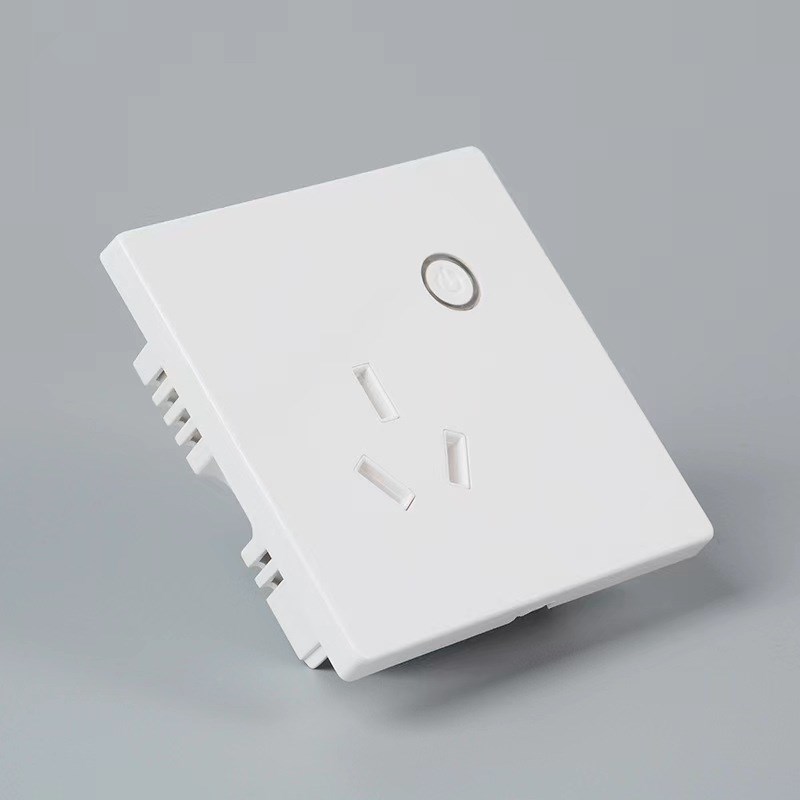 86型智能插座16A空调控制人走断电无线门磁无线开关W公寓民宿客房