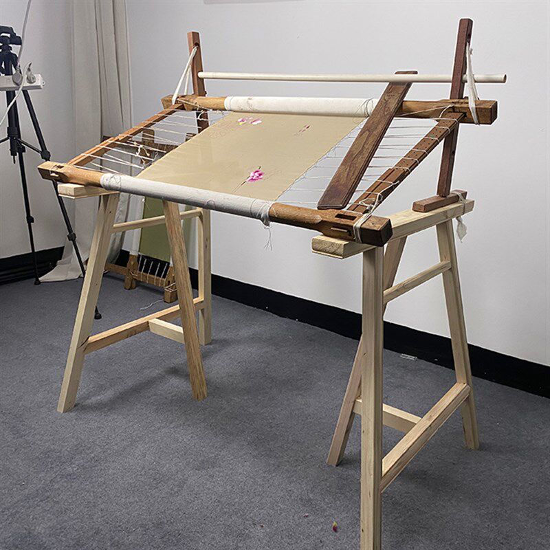 苏绣刺绣十字绣手工diy实木专用绣绷绣架送绷线绷布钉子卡条