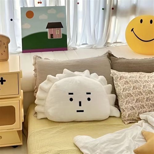 可爱水饺抱枕沙发客厅靠垫办公室午睡枕头超软靠背儿童睡觉抱枕女