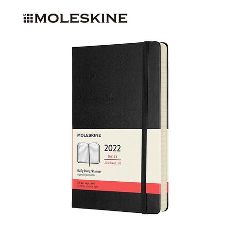 moleskine2022年日记本日程厚笔记本子经典硬软面日计划A5手帐A6