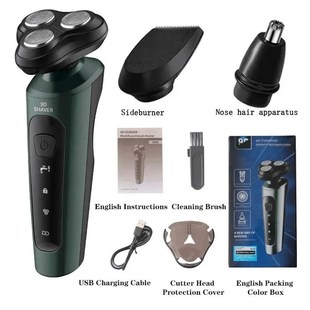 Electric Shavers for Men Waterproof Electric Trimmer Razor W
