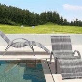 户外休闲泳池躺椅庭院沙滩椅露天阳台别墅阳光房防水防晒藤编躺床