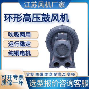 RB环形高压风机 耐高温漩涡式气泵 防爆负压鼓风机耐腐蚀旋涡风机